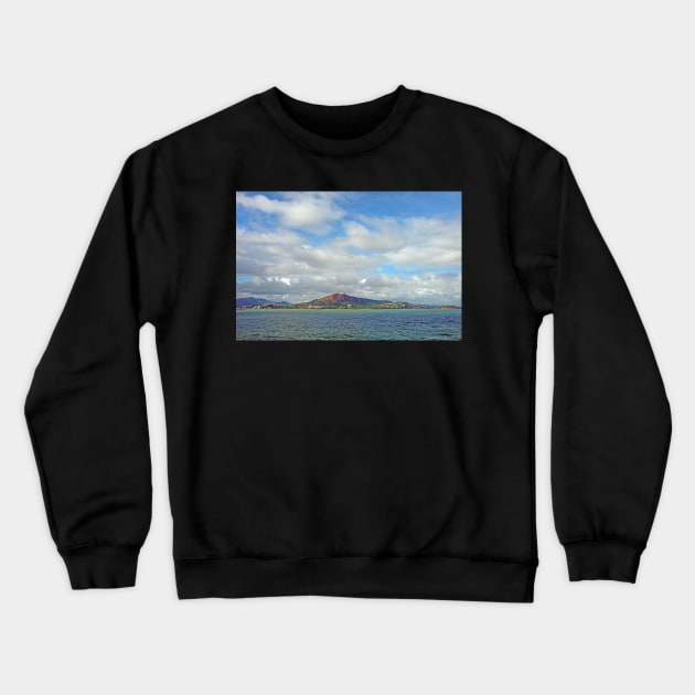 Townsville Queensland Australia - A view of Castlehill from Halifax Bay Crewneck Sweatshirt by pops